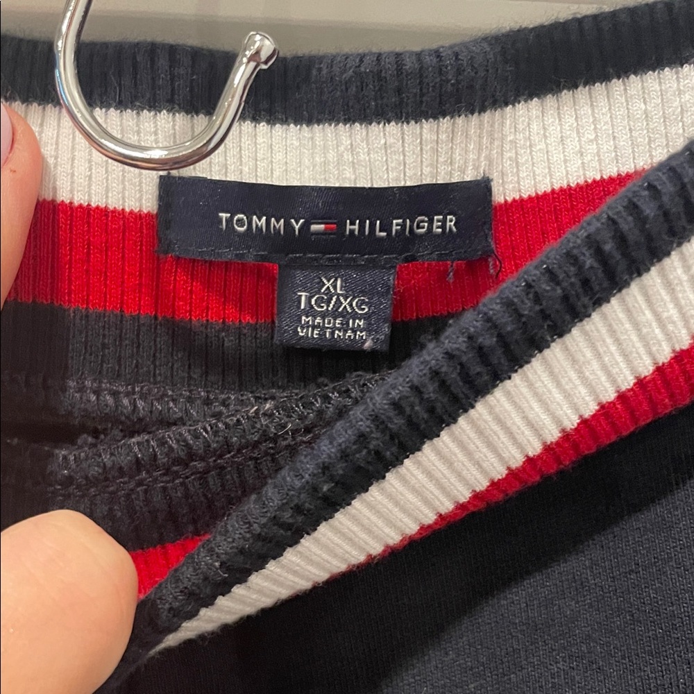 Tommy Hilfiger Black and Red Men Shorts
